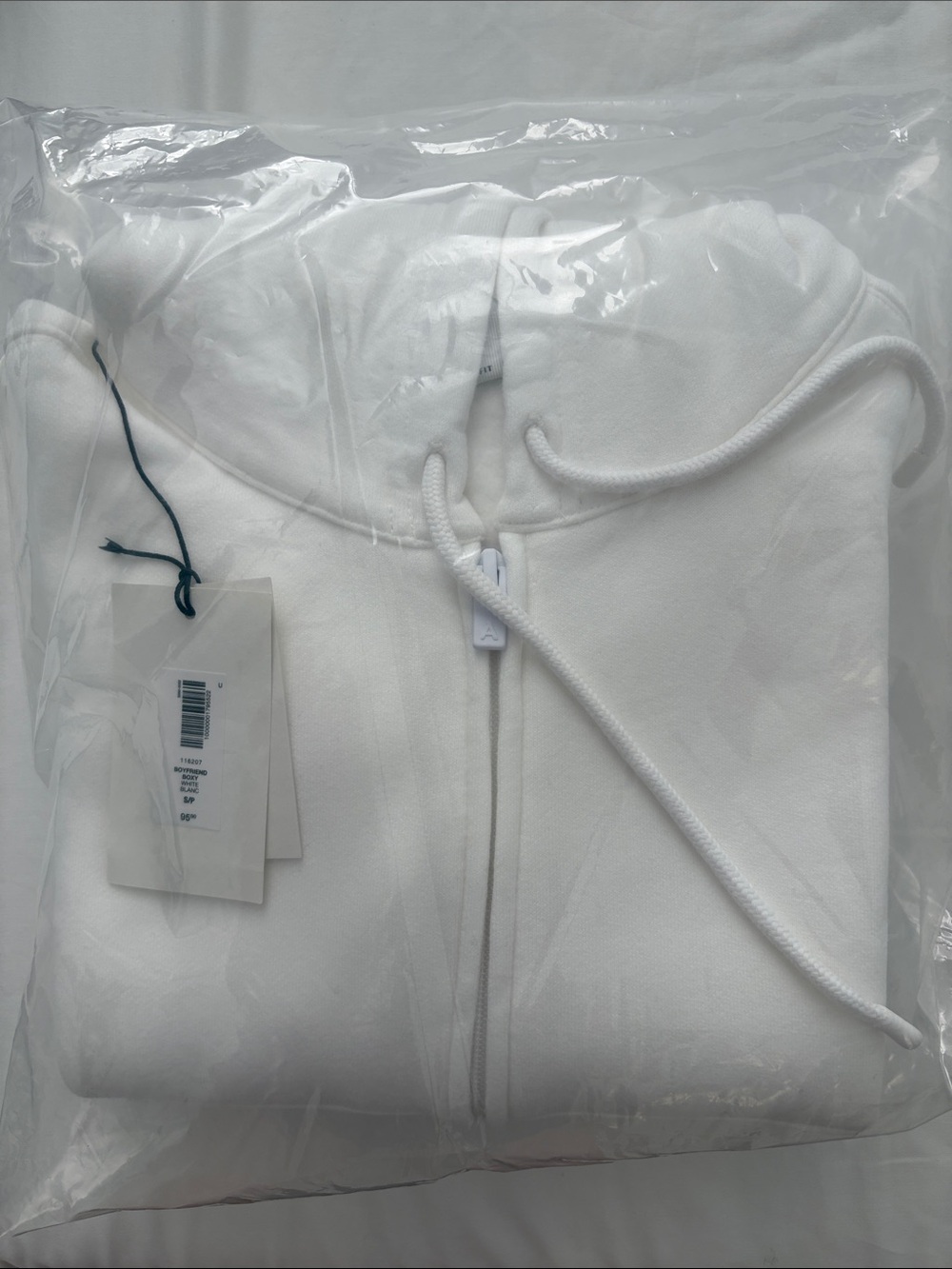 Aritzia Cozy Sweatfleece Boyfriend Boxy Zip Hoodie
Size Small BNWT